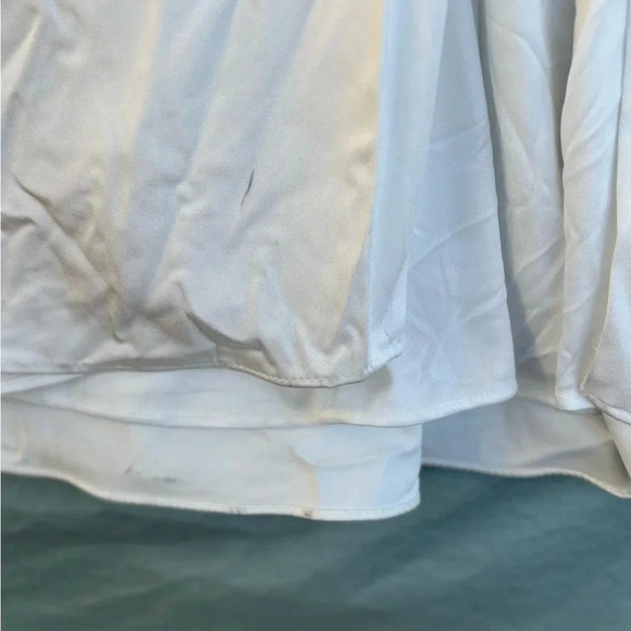 NWT MAC DUGGAL Embellished drop shoulder column gown, Ivory Sz 2 Beaded Sequins - Picture 7 of 12